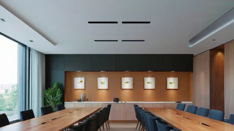 Sala de conferencias moderna y profesional