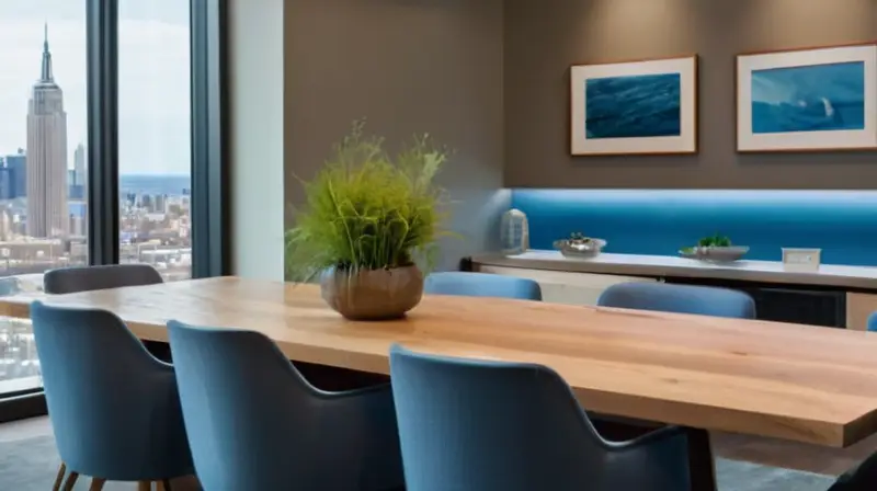 Sala de conferencias moderna y luminosa