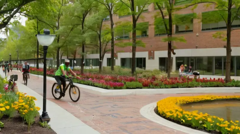 Ciudad vibrante que integra naturaleza y arquitectura