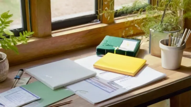 Espacio de trabajo ordenado y bien iluminado