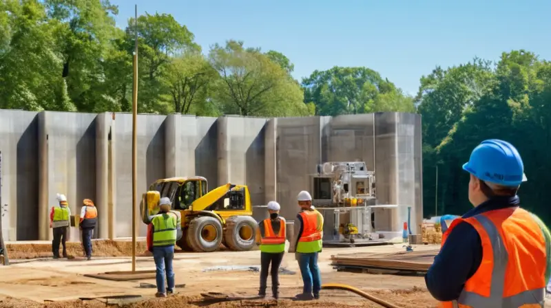 Sitio de construcción innovador y en progreso