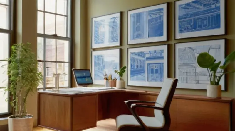 Espacio moderno y luminoso para arquitectos